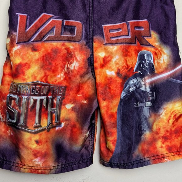 Revenge Sith Darth Vader Swimsuit Swim Trunk Shorts Bathing Suit Star Wars VTG - Picture 6 of 9